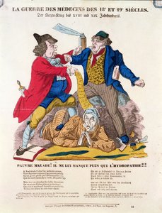 Der Krieg der Ärzte des 18. und 19. Jahrhunderts, 1854 von French School