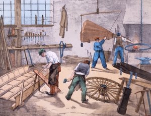 Der Radmacher, ca. 1860