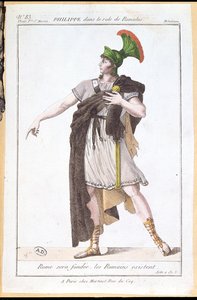 Der Schauspieler Philippe in der Rolle des Romulus von French School