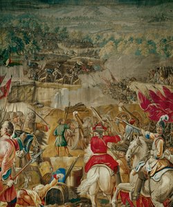 Die Schlacht von Mohács zwischen den Kaiserlichen Armeen von French School