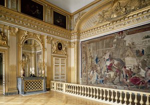 Das Schlafzimmer von Ludwig XIV. (1638-1715) von French School
