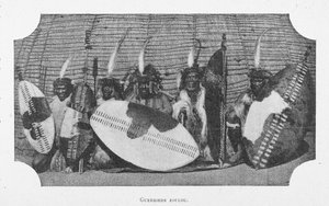 Die Kanus des Ogooue-Flusses, Illustration aus 