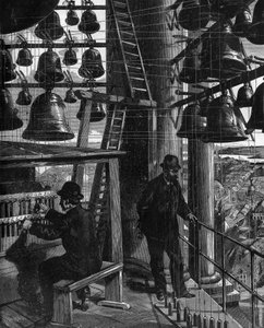 Das Glockenspiel von Potsdam in Deutschland im 19. Jahrhundert