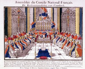 Der Klerus von Frankreich und Italien traf sich in Paris zur Versammlung des Französischen Nationalrats am 9. Juni von French School