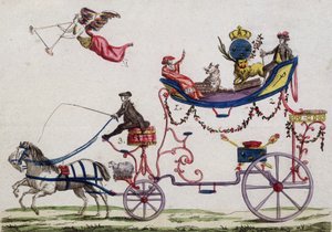 Abreise der drei Stände nach Versailles im März 1789
