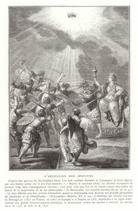 Die Vertreibung der Jesuiten, 18. Jahrhundert von French School