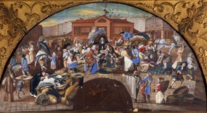 Die Fischauktion in den Halles in Paris