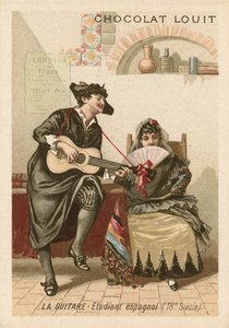 Die Gitarre: Spanischer Student (18. Jahrhundert)