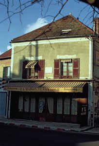 Das Haus, in dem Vincent van Gogh 1890 lebte von French School
