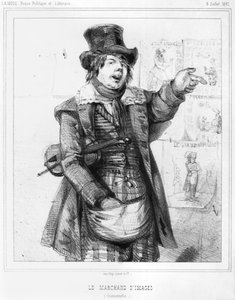 Der Bildverkäufer, Illustration aus La Mode, 5. Juli 1847