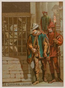 Die Inhaftierung von Kardinal Jean Balue von French School