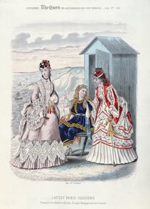 Die neuesten Pariser Strand- und Badeanzüge, 1872 von French School