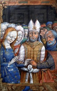 Die Hochzeit von Maria und Joseph von French School