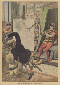 Der Maler und die Boa Constrictor von French School