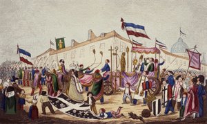 Die Überreste des Aberglaubens zur Konvention geschleppt, Nov. 1793