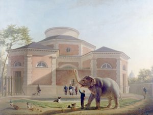 Die Rotunde im Jardin des Plantes, Paris, ca. 1810