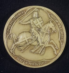 Das Siegel von Amadeo V., Graf von Savoyen, 1303 (Wachs) von French School
