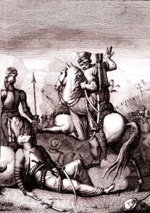 Der türkische Sultan Soliman in "Jerusalem befreit" von Torquato Tasso von French School