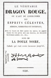 Der wahre Rote Drache oder die Kunst, himmlische Geister zu kontrollieren von French School
