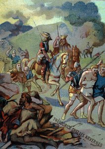 Theoderich, ältester Sohn von Chlodwig, bei den Arvernern (Auvergne) (532-533)