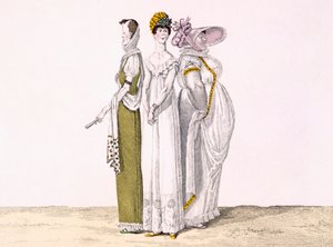 Drei Pariser Grazien, Platte 16 aus Le Bon Genre, ca. 1810 von French School