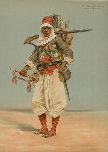 Algerischer Schütze, Felduniform von French School