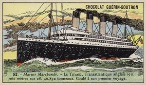 Titanic, britischer transatlantischer Liner von French School