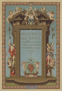 Titelseite des Missale Pontificale