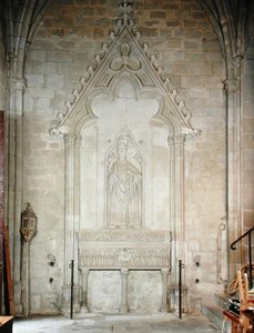 Grab von Bischof Radulphe in der Radulphe-Kapelle von French School