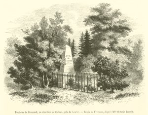 Grab von Sismondi auf dem Friedhof von Chenes bei Genf von French School