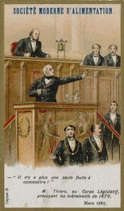 Sammelkarte von der Societe Moderne d