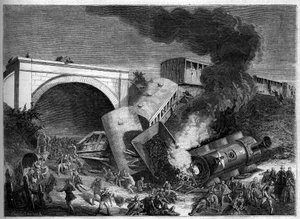 Zugunglück auf der Northern Railway von London, England, 3. September