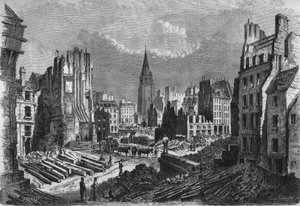 Transformationen von Paris unter dem Zweiten Kaiserreich, Paris haussmannien: Durchbruch der Rue de Rennes