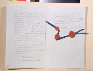Vertrag zwischen Napoleon I. und Kaiser Franz II., unterzeichnet in Presburg am 26. Dezember 1805 von French School