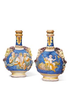 Zwei Kürbisse, Nevers, ca. 1680-1700