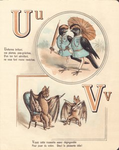 U V: Urubu, Uniform, Vampir, Violine