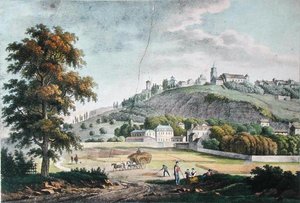 Blick auf Montmartre von St. Denis