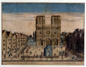 Ansicht von Notre Dame in Paris