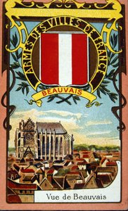 Ansicht der französischen Stadt Beauvais, ca. 1900 von French School