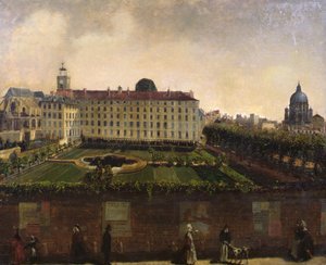 Ansicht des Institut National des Jeunes Sourds, Paris, um 1840 von French School