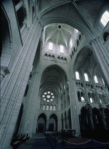 Ansicht des Kreuzturms nach Südwesten, fertiggestellt ca. 1230 von French School