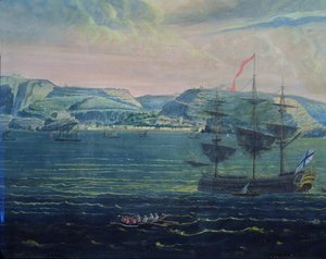 Ansicht der Insel St. Helena, ca. 1820