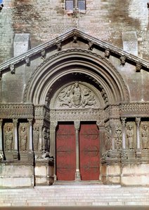 Ansicht des Portals von French School