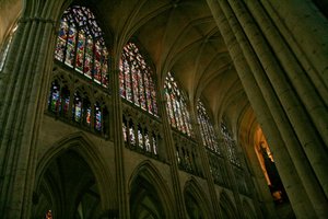 Ansicht der Südseite des Kirchenschiffs von French School