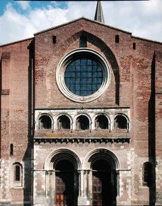 Ansicht der Westfassade von French School
