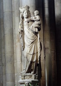 Jungfrau und Kind, bekannt als Notre-Dame de Paris von French School