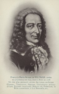 Voltaire (1694-1778), französischer Schriftsteller, Philosoph und Dramatiker von French School