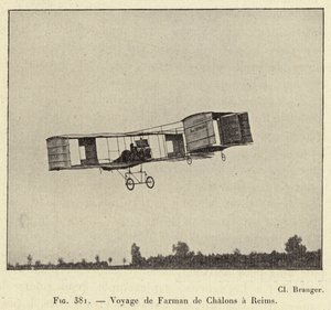 Reise von Farman von Chalons nach Reims von French School