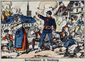 Krieg von 1870 zwischen Frankreich und Preußen: Belagerung und Bombardierung von Straßburg