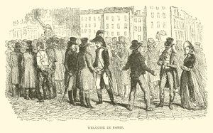 Willkommen in Paris (Gravur) von French School